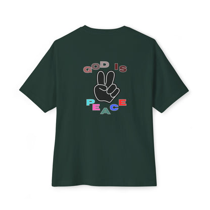 GOD Is Peace Oversized Tee - Mens