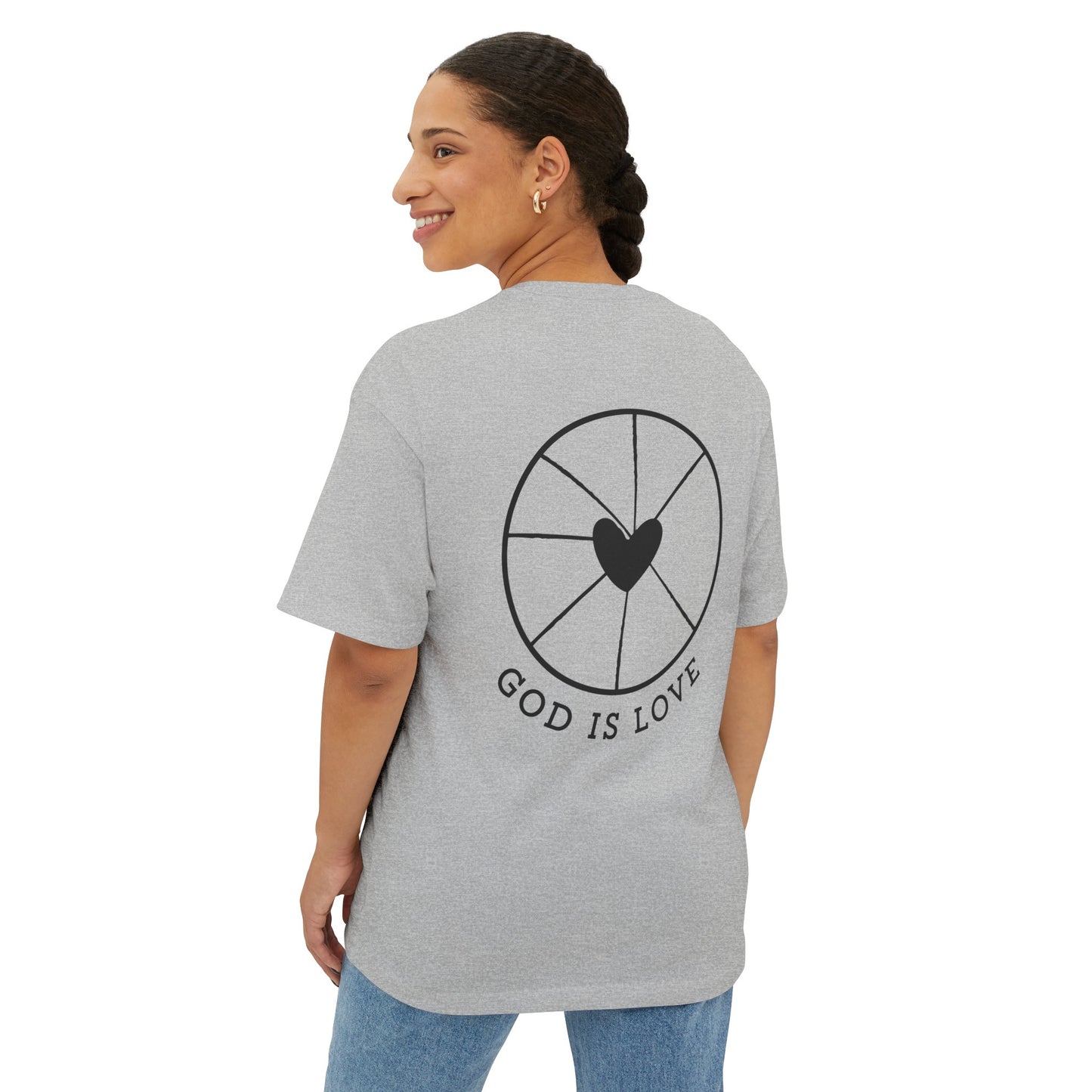 Women's God is Love Oversized Tee