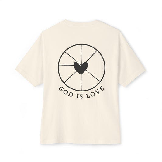 Women's God is Love Oversized Tee