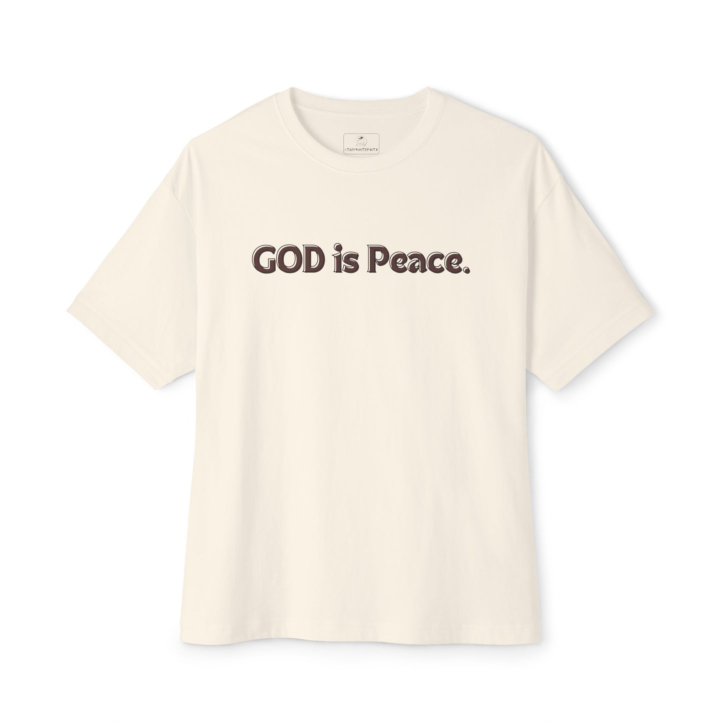 GOD Is Peace Oversized Tee - Womens