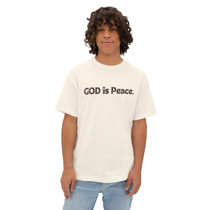 GOD Is Peace Oversized Tee - Mens