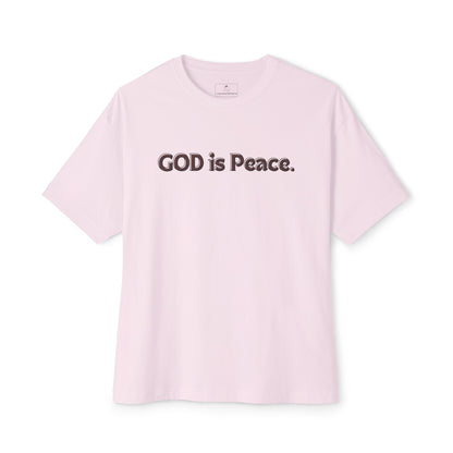 GOD Is Peace Oversized Tee - Womens