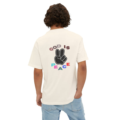 GOD Is Peace Oversized Tee - Mens