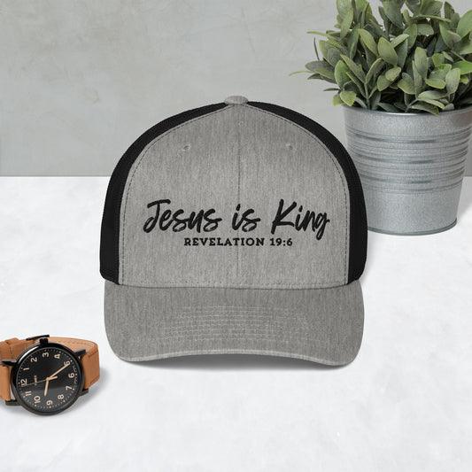 Jesus is King Trucker Cap