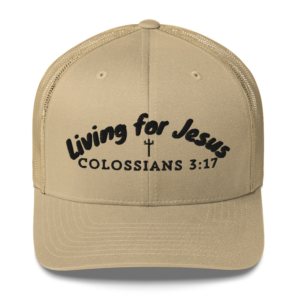 Living for Jesus Trucker Cap