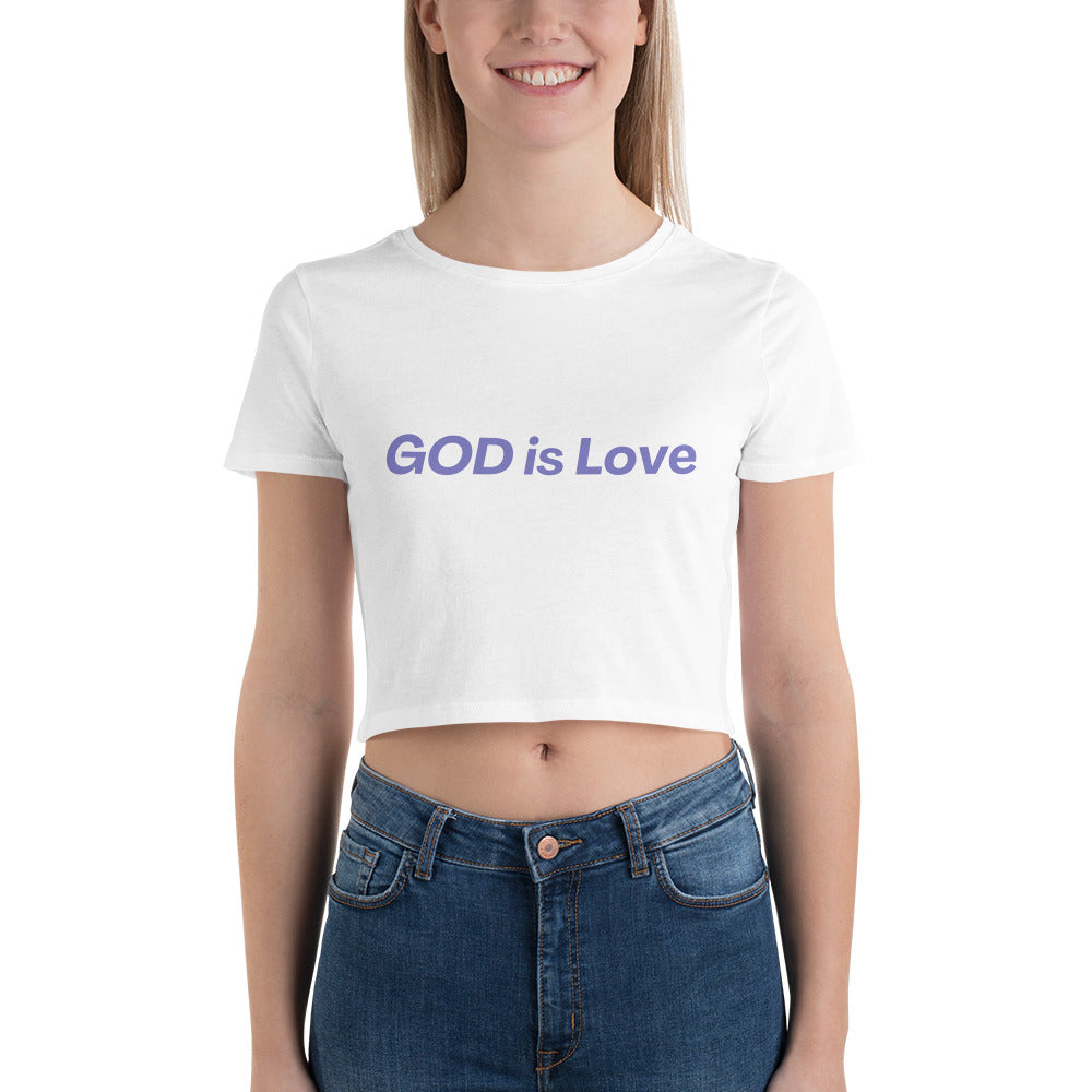 God Is Love Crop Top